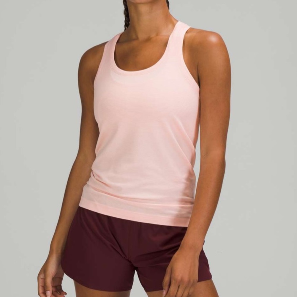 Lululemon Pink Mist Swiftly Tech Racerback Tank Top